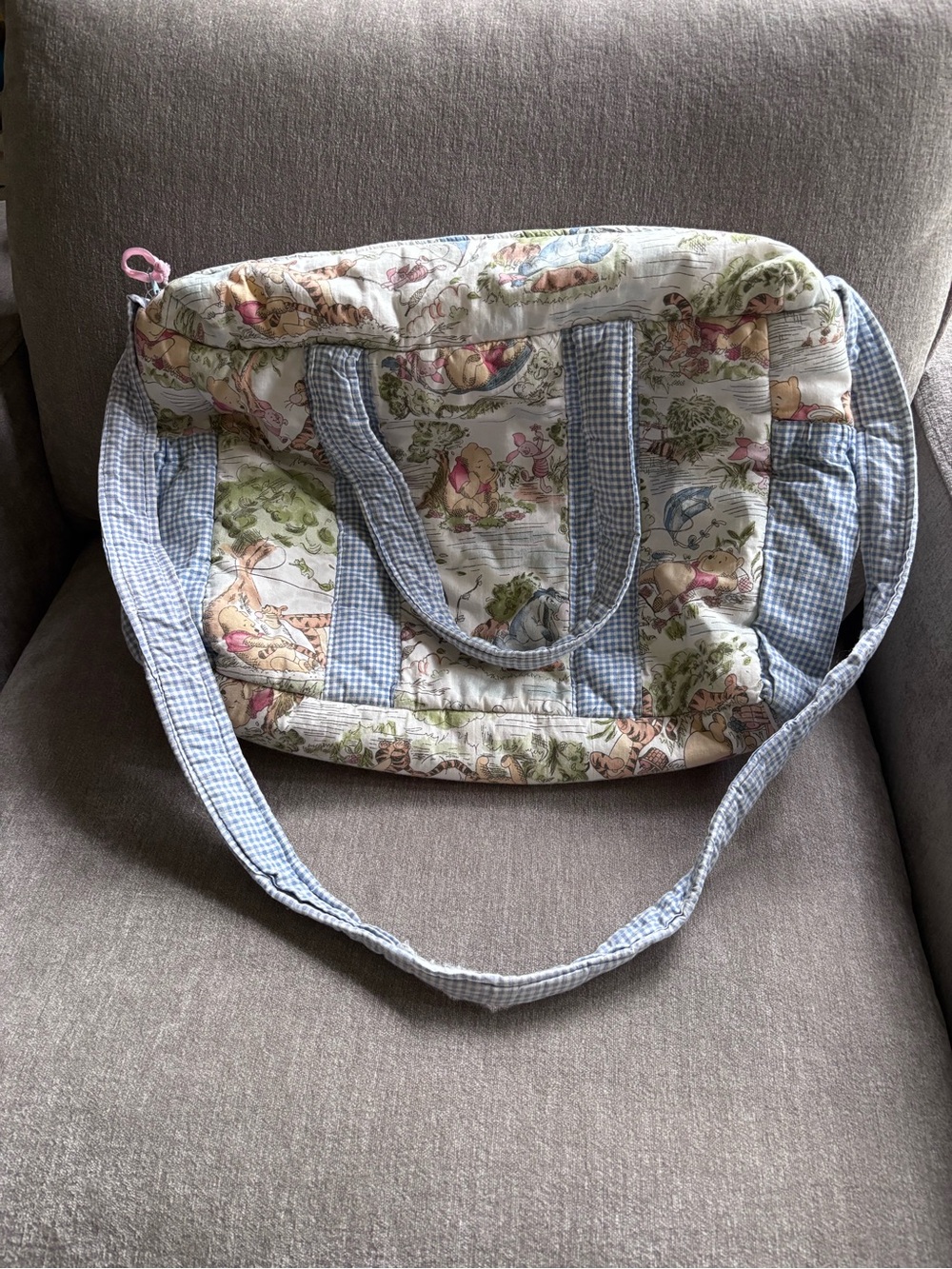 Winnie the Pooh diaper bag vintage handmade tote bag
